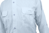 Camisa Manga Larga Hombre Supplex Celeste