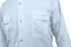 Camisa Manga Larga Hombre Supplex Celeste