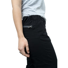 Pantalón Elastizado Mujer Negro