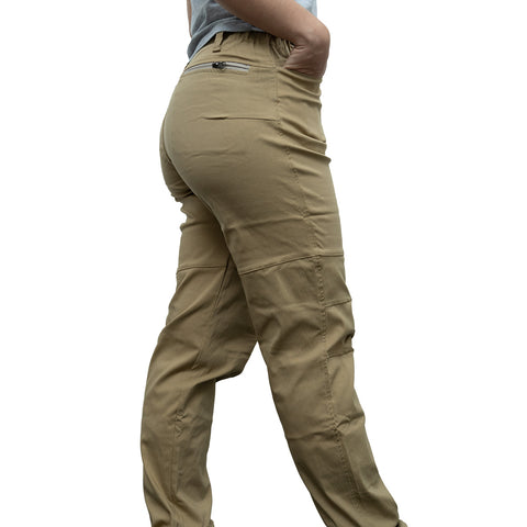 Pantalón Elastizado Mujer Arena