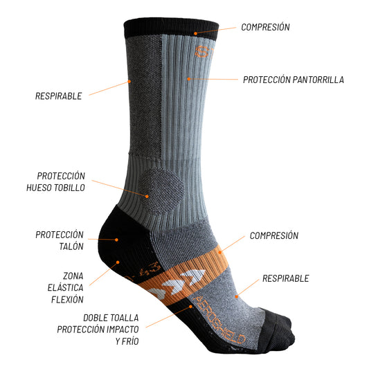 Medias Trekking AEROSHIELD Protección Térmica