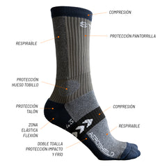 Medias Trekking AEROSHIELD Protección Térmica