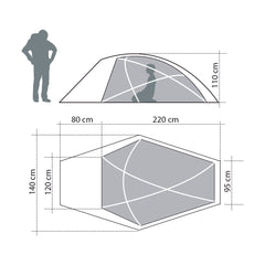 Carpa profesional New Himalaya 2 Personas