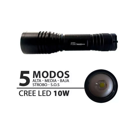 Linterna Pointmax 800r Lumens Recargable