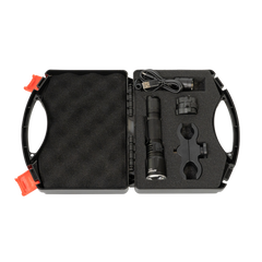 Linterna POINTMAX 1200R HUNTER recargable Set Filtros
