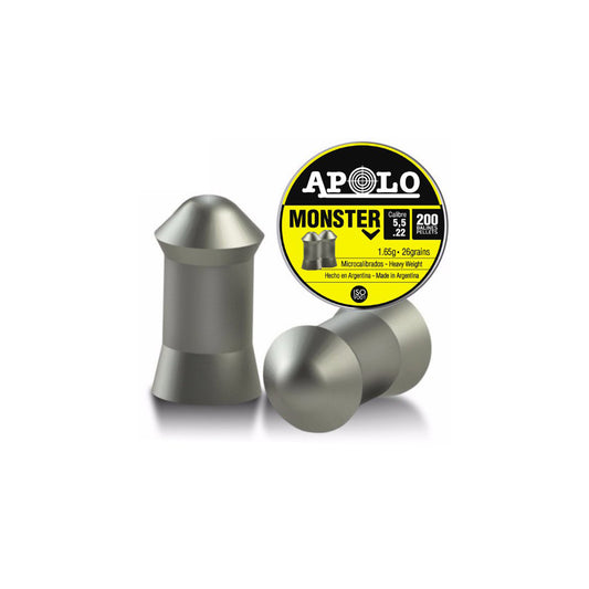 Balines Monster 5,5mm x200 Aire Comprimido Rifle