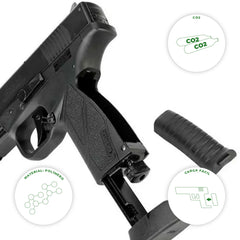 Pistola Co2 Bersa Bp9cc Gbb 4.5mm sistema blowback