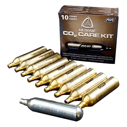 Capsula CO2 12g Ultrair 9 reguladores + 1 lubricante