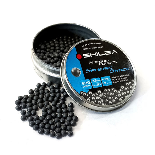 Balines Esféricos lata x500 Pellets 4.5mm Aire Comprimido Rifle