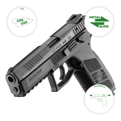 Pistola Co2 P-09 GBB 4.5mm