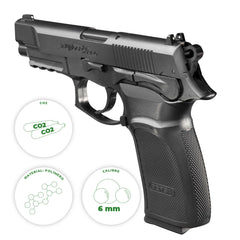 Pistola Co2 Bersa Thunder 9 Pro 6mm Balines