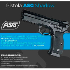 Pistola SP-01 SHADOW SPRING C.6 mm