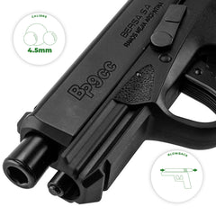 Pistola Co2 Bersa Bp9cc Gbb 4.5mm sistema blowback