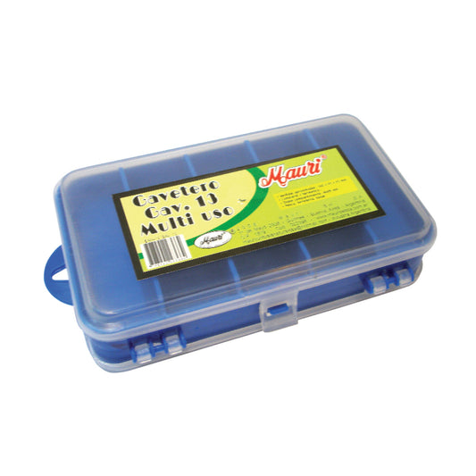 Caja pesca Porta señuelos y anzuelos doble tapa