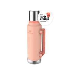Termo Clasico 1.4 Lt. Asa Plegable Rosa