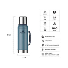 Termo Clásico Asa Plegable 950 ml