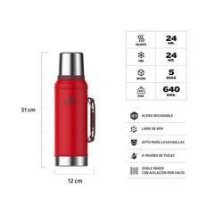 Termo Clásico Asa Plegable 950 ml