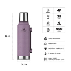 Termo Clasico 1.4 Lt. Asa Plegable