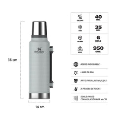 Termo Clasico 1.4 Lt. Asa Plegable