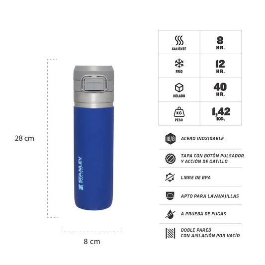 Botella Térmica GO FLIP 710 ml