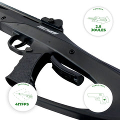 Rifle Co2 Tac A Bb Acero Esféricos 4.5mm Semiauto