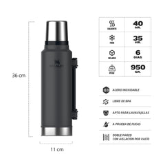 Termo Clasico 1.4 Lt. Asa Plegable 2.0