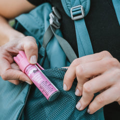 Gas pimienta con clip defensa personal 22 g Pink