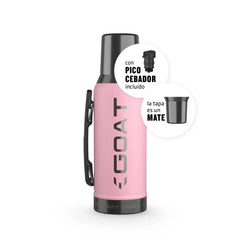 Termo Mate System Messi Goat Pink 1,2 lts