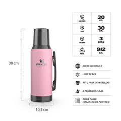 Termo Mate System Messi Goat Pink 1,2 lts
