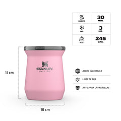 Mate Térmico Messi 236 ml Goat Pink