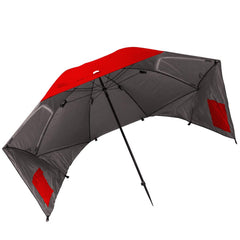 Sombrilla Carpa con rompeviento Rojo