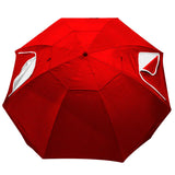 Sombrilla con rompeviento Rojo