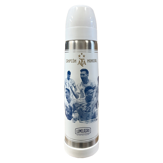 Termo Acero Inoxidable Luminox Edicion AFA Qatar 2022 Pico Matero