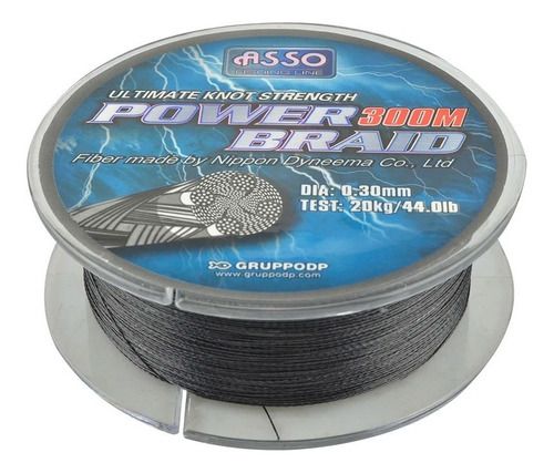 Multifilamento PE4X POWERBRAID 150mts 4 Hebras