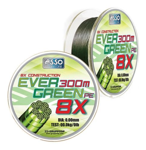 Multifilamento Ever Green 8x Contruction 130m