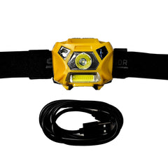 Linterna frontal HL160R recargable