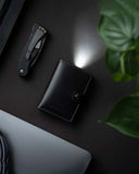 Billetera Linterna Recargable con Tecnologia Rfid 150 Lumens