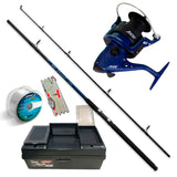 Combo Caña Variant 2.4 + Reel Frontal Variant 50 + Caja Pesca + Linea + Nylon Variada