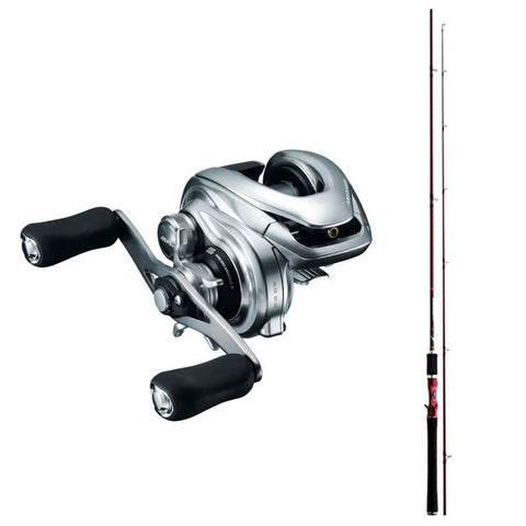 Combo Reel Metanium Mgl 150 + Caña Scorpion Xt 1.78mts Baicast