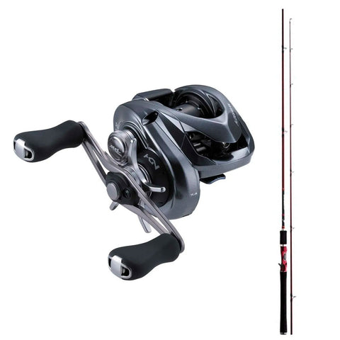 Combo Reel Aldebaran 50hg + Caña Scorpion Xt 1.73mts Baicast