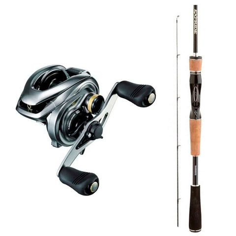 Combo Reel Metanium Dc 100 Hg + Caña Expride 1.93mts Bait