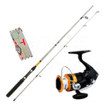 Combo Caña Fx 1.98mt 2T 8-17 Lbs+ Reel Fx 4000 Fc + Linea  Variada