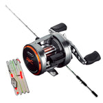 Combo Bait Dorado Reel  RC3500LH + Caña RANGER 2.10 2 tramos + Linea de Fondo