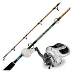 Combo Reel 500hg + Caña 1.57mts Bait Heavy Mar / Rio