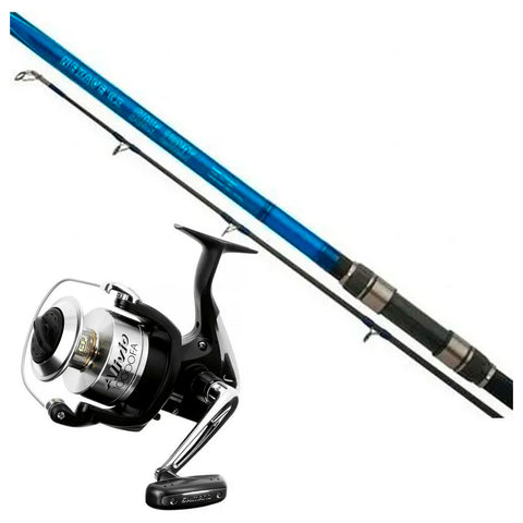Combo Reel Alivio 10000 + Caña Nexave 3.96 mts