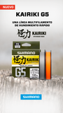 Multifilamento KAIRIKI G5 20.2lb 150mts GRIS 0.18mm JAPON