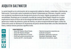 Caña Pesca Fly Mosca Asq-790 9 Pies Linea 7 4tramos
