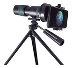 Combo Monocular Zoom 7 - 17 X 30 + Adaptador Para Celular