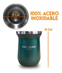Set Matero Termo Doite 1 Litro + Mate Acero Inoxidable