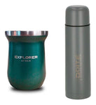 Set Matero Termo Doite 1 Litro + Mate Acero Inoxidable